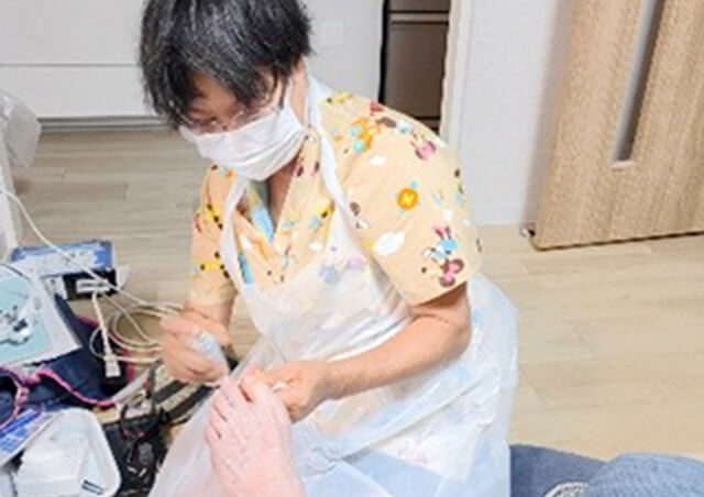 ご自宅まで伺う訪問サービス